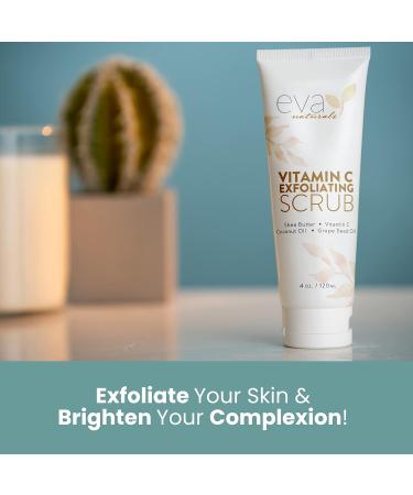 Eva Naturals Vitamin C Exfoliating Scrub - Clear and Cleanse Your Face with this Facial Exfoliator - Buy Online on GoSupps.com