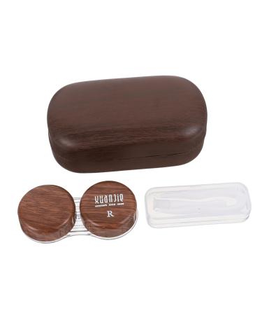 Gleavi 1 Set-Box Companion Colored contact lenses contact lens container Lens pockets container for contact lenses case lentil holder cosmetic container for eye lens care container 9.5x5.5cm colored