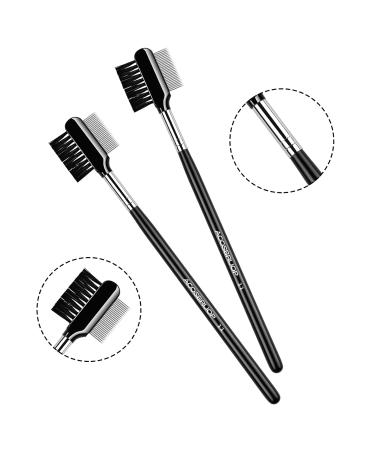 Professional Eyebrow Brush & Eyelash Comb - Remove Mascara Clumps | Best Beauty Tool for Flawless Cosmetics - Buy Online on GoSupps.com
