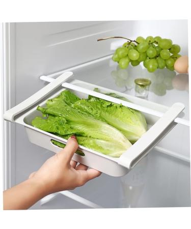 Hemoton 4 Pcs Refrigerator Storage Box Bike Pedal Extender White Fridge Fruit Storage Holder Crisper Drawer - Buy Online on GoSupps.com