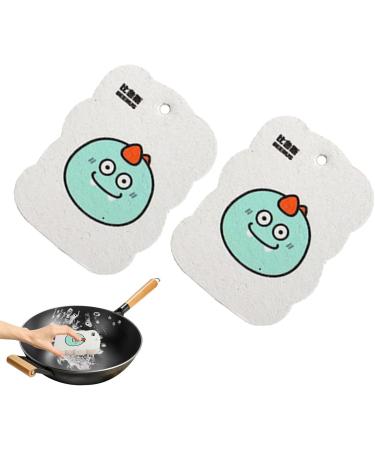 Kitchen Sponges Pack Non-Scratch Odor-Resistant Natural Cleaning Sponges Kitchen Sponge Dishwashing Sponge for Household 2 Count The - Buy Online on GoSupps.com