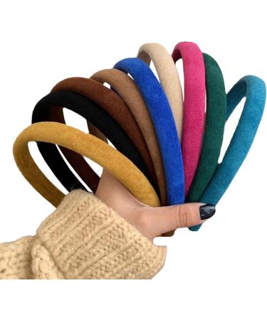scicent Hair Band Gift Box Ladies Headbands for Women Soft Head Band for Women Girls Fashion No Slip Headband Hair Accessories - Coffee - Buy Online on GoSupps.com