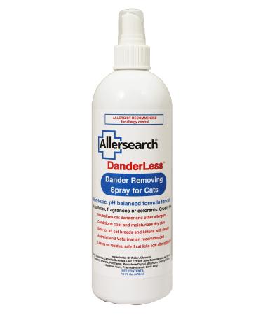 Allersearch DanderLess Dander Removing Spray for Cats