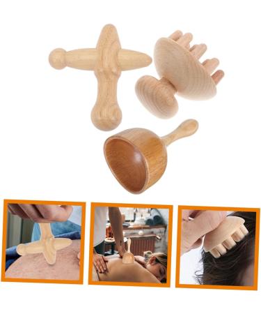 Beavorty Wooden Massage Cup Set | Household Wood Therapy Massager for Muscle Relief | Portable Handheld Massage Device - Buy Online on GoSupps.com