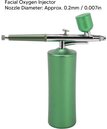 Handheld Facial Oxygen Injector 3 Bottles Fine Mist Facial Oxygen Injector High Pressure USB Rechargeable Skin Rejuvenation for Beauty Salon (Green) - Buy Online on GoSupps.com