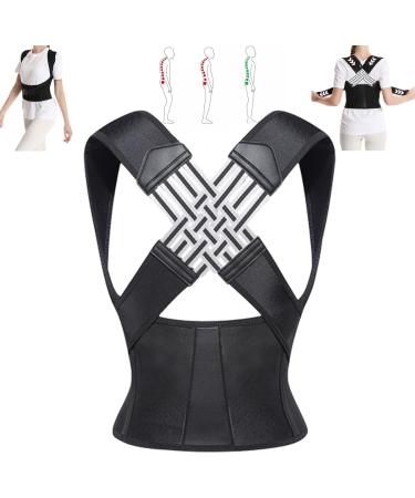 Back support back trainer adjustable belt back -stratible posture corrector back posture corrector adjustable the tailaring office at home fitness studio for women and men (m)