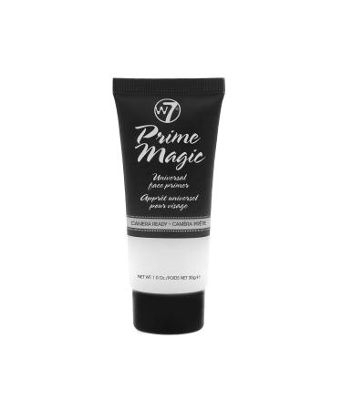 W7 Prime Magic Face Primer - Clear Makeup Base Priming Formula For Flawless Skin - Vegan Makeup 1 Ounce (Pack of 1) Clear
