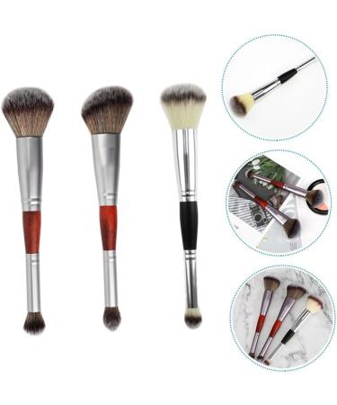Angoily 3pcs Double-ended Makeup Brush Eyeshadow Dual Ended Makeup Brush Female Makeup Tool Woman Cosmetics - Buy Online on GoSupps.com