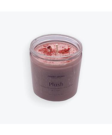 Buy Organic Soy Wax Plush Candle | Handmade Fresh Pomegranate Scent | Zambo Aroma International Shipping - Buy Online on GoSupps.com