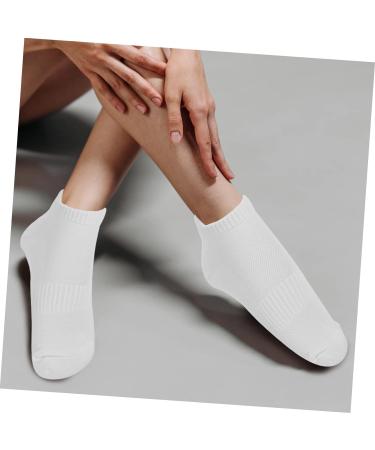 minkissy 4 Pairs Combed Cotton Socks Running Socks All Season Stocking Low-cut Liner Socks Low-cut Liners Socks Unisex Stockings Unisex Socks Breathable Sports Stockings Summer Socks White black 21x5x0.3cm - Buy Online on GoSupps.com