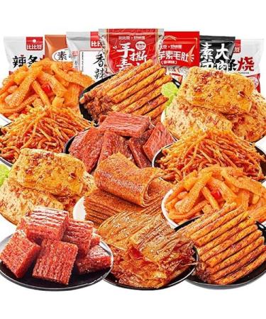 Wei Long Latiao snack gift package A variety of spicy strips spicy big gluten spicy and spicy casual snacks Delicious Chinese Snacks convenience food (218g (20 Small packets)) - Buy Online on GoSupps.com
