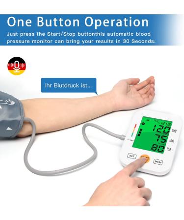 Buy Panacare 2.0 Automatic Blood Pressure Monitor - Large Display Dual User German Language International Shipping - Buy Online on GoSupps.com