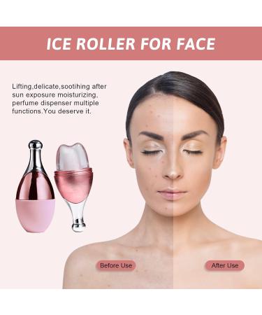 Oneleaf Spray Ice Cube Roller Bottle - Calms Skin Relaxes Muscles Relieves Pain (Toothache) - Pink | International Shipping Available - Buy Online on GoSupps.com
