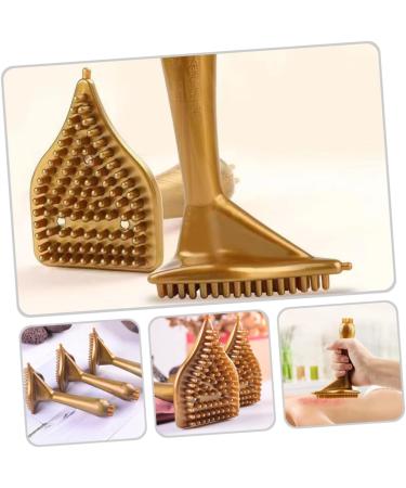 Buy Gleavi 2-in-1 Cellulite & Muscle Massage Brush | Magnetic Handwarmer | Effective Body & Neck Massage Accessory | 15x9cm - Buy Online on GoSupps.com