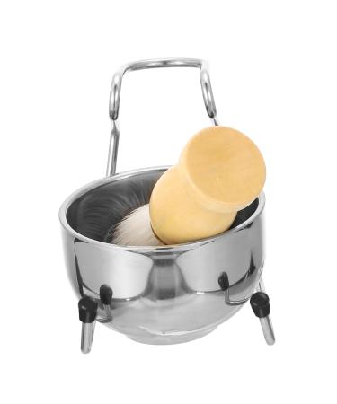 Doitool 2 sets of razor brush sets Razor For Face Hair Razor Brazil For the mustache rapid razor brush made of soft hair shaving shaving stainless steel shaving man 11.2x8.1cMx2Pcs different colors x 2 pieces