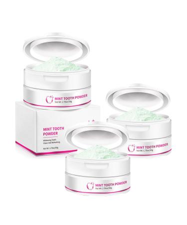 Icoyea Smile Powder, Tooth Powder, Teeth Whitening Powder, Mint Tooth Powder, Tooth Stain Remover, Dental Care, Teeth Whitening Products (3pcs)