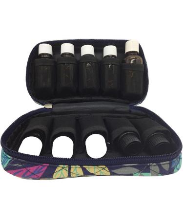 Premium Wiring Bag for Essential Oils - Robust Shell Organizer for 10 Bottles Double Zipper Perfect for Outdoor Use - Buy Online on GoSupps.com