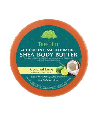 Tree Hut Coconut Lime Shea Body Butter 7oz | Intense Hydrating 24-Hour Moisturizer - Buy Online on GoSupps.com