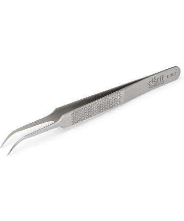 Precision Silver Eyelash Tweezers for Extensions | Handmade EB Series (EB03) - Best for Professionals - Buy Online on GoSupps.com