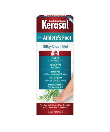Kerasal 5-in-1 Athlete's Foot Silky Clear Gel, 0.42 oz