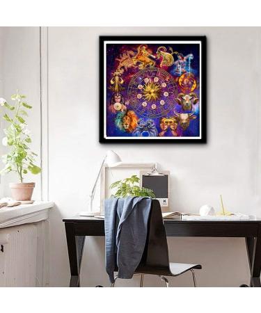 Constellation Aquarius Diamond Painting Kit - DIY Full Drill Zodiac Sign Embroidery Mosaic for Home Decor and Gifts - Buy Online on GoSupps.com