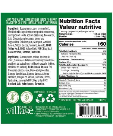 Gourmet du Village White Hot Chocolate Pyramid Ornament Elf - Buy Online on GoSupps.com