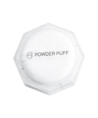 Setting Powder Puff | Compact Powder Puff Pads | Soft Washable Powder Applicator for Body Powder Loose Powder Makeup Powder Dry Makeup Tool Xiaguang White