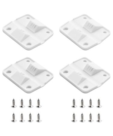 Cooler Hinges Replacement for Coleman Camping Cooler Accessories 5226 5227B 5240 5241 5241A 5245 5286 6270 6273, Ice Chest Plastic Hinges- 4 Pack