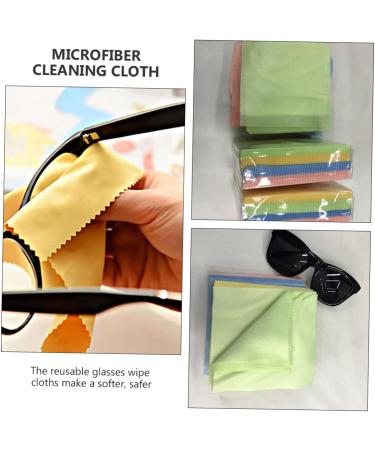 FOMIYES 100pcs Cloth Camera Lens Wipes - Eyeglass Phone & Screen Cleaning Wipes - Random Colors 13x13cm - Perfect for Eyewear Care & Photography - Buy Online on GoSupps.com