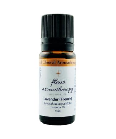 Lavender (French) Essential Oil 10ml 100% Pure Lavandula angustifolia Steam Distilled GC/MS Tested Calming & Restful Aroma Therapeutic Quality Fleur Aromatherapy Lavender (French) 0.34 Fl Oz (Pack of 1)