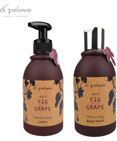 Di Palomo Wild Fig & Grape Bath & Body Gift Set - 8 oz Lotion & Shower Gel - Buy Online on GoSupps.com