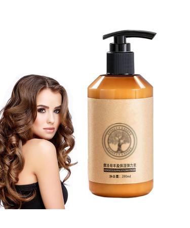 Long-Lasting Styling Moroccan Volume Moisturizing Elasticity 300g Moroccan Plumping Curl Defining Cream Morocco Moisture Styling Elastin