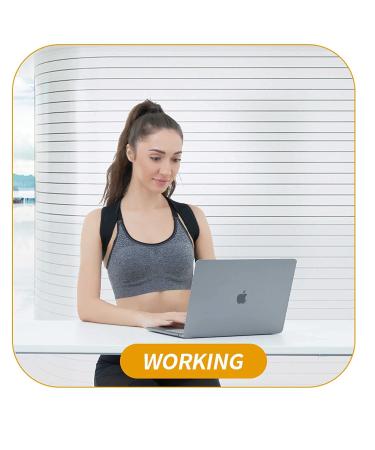 Adjustable Posture Corrector for Women and Men - Breathable Back Support for Pain Relief - Universal Size - Buy Online on GoSupps.com