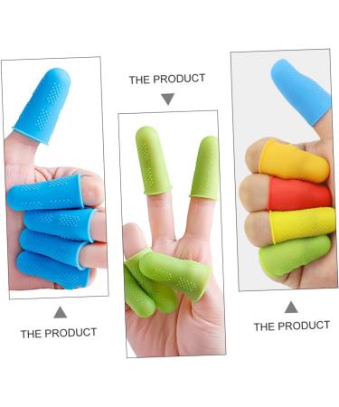 FRCOLOR 12pcs Finger Protectors | Durable Thumb Sleeves & Finger Supports | Assorted Colors | Wear-Resistant Protective Covers for All Ages - Buy Online on GoSupps.com
