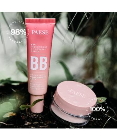 PAESE BB Cream with Hyaluronic Acid - Ivory 01N | Hydrating & Lightweight Foundation for All Skin Types - Buy Online on GoSupps.com
