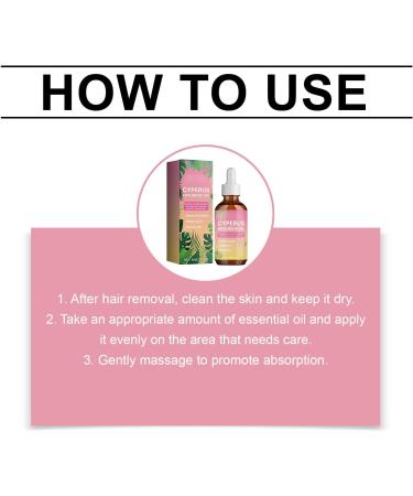 Cyperus Rotundus Oil for Hair Growth Reduction | Hair Removal Oil for Reducing Unwanted Body Hair Moisturizing & Soothing All Skin Types 60ml - Buy Online on GoSupps.com