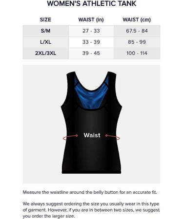Sweat Shaper Women's Premium Sauna Vest Tank Top - Large-X-Large Black - Buy Online on GoSupps.com