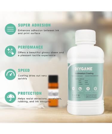 SLANZVAL 250ml Sublimation Coating - High Gloss Finish, Waterproof & Adhesive Spray for Ceramics, Mugs, Phone Cases, Metal, Wood, Glass, Leather, Tumbler & Hard Surfaces - Buy Online on GoSupps.com