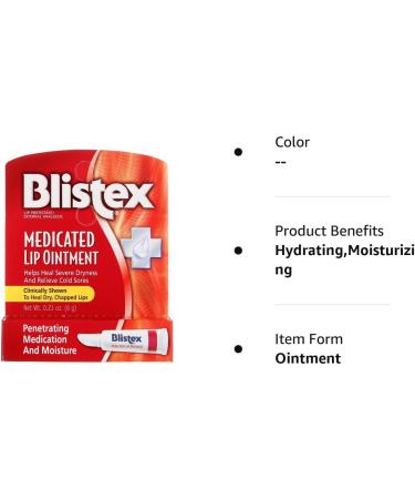 Blistex Lip Medicated Ointment - Pack of 3 | Soothes and protects lips - Buy Online on GoSupps.com