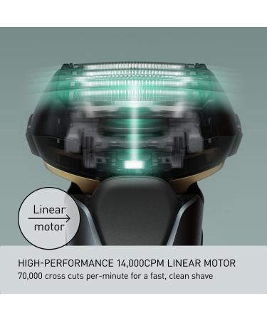 Panasonic Arc5 Electric Razor ES-LV67-K + WES9173P Foil | 5-Blade Wet Dry Shaver with Intelligent Sensor & 16D Pivot Head - International Shipping Available - Buy Online on GoSupps.com