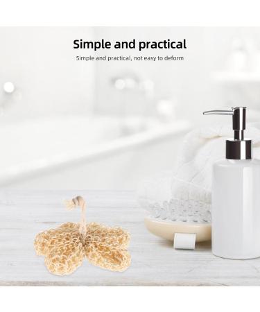 FRCOLOR Natural Loofah Bath Sponge - Exfoliating Body Scrubber & Soft Shower Pouf for Men Women & Kids - Buy Online on GoSupps.com