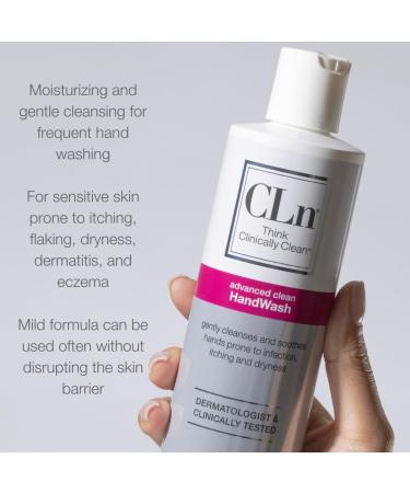 CLn HandWash - Advanced Hygiene for Hands Formulated with Glycerin for Sensitive Skin Prone to Hand Dermatitis Redness Irritation Eczema and Rash Fragrance-Free 8 fl oz 8 Fl Oz (Pack of 1) - Buy Online on GoSupps.com
