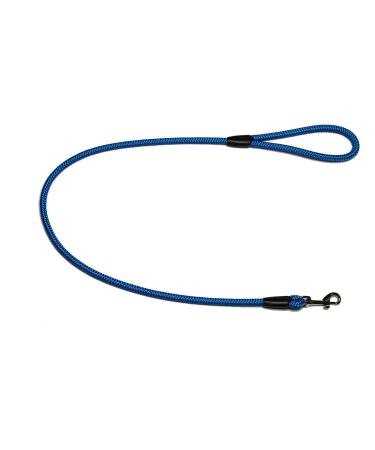 Leash - Rope leash with hand loop Basic 10mm 27 colours 7 lengths (1.00 m blue) 1.00 m blue