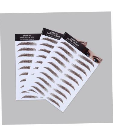 Didiseaon 5pcs Eyebrow Stickers Eyebrow Transfer Sticker Eyebrows Imitation Eyebrow Transfer Stickers Hair 3d - Buy Online on GoSupps.com