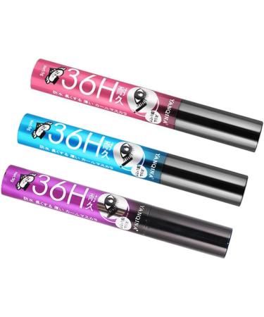 VINTORKY 3pcs Women Mascara Eyelash Mascara Extension Makeup Mascara Waterproof Mascara Eyelash Spoolies - Buy Online on GoSupps.com