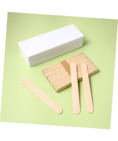 Magiclulu 200 STK Wax Strips & Applicator Sticks Effective Face & Body Hair Removal | International Shipping Available - Buy Online on GoSupps.com