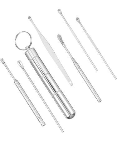 Healifty 21 Pcs Ear Cleaner & Wax Removal Kit + Home Camera Set - Silver, Ear Cleaning Tool 11X1.8cm, Earwax Removal Tool - Buy Online on GoSupps.com