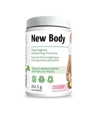 Alora New Body Thermogenic Powder | Thermogenic Fat Burner Powder Infused with Green Tea | Increases Energy Antioxidant Support Weight Loss Support Fat Metabolism | 30 Servings (Pink Lemonade) Pink Lemonade 30 Servings