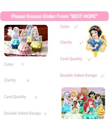 Cupcake Toppers Birthday Cake Decorations Party Supplies Decor 30 counts - Buy Online on GoSupps.com