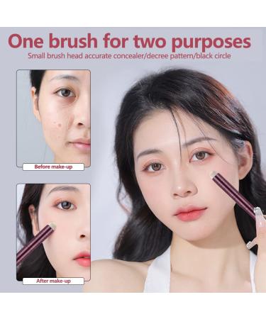 GOHIGH A Type Lip Brush | Multi-Purpose Makeup Blending Applicator for Lipstick Concealer Eyeshadow & More | Travel Size & Reusable - Buy Online on GoSupps.com